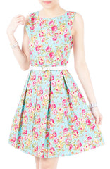 A Sea of Roses Flare Dress