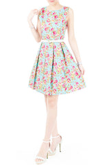 A Sea of Roses Flare Dress