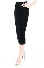 Ambitious Attitude Midi Skirt - Black