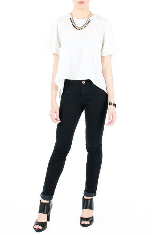Billowy Bella Blouse - White