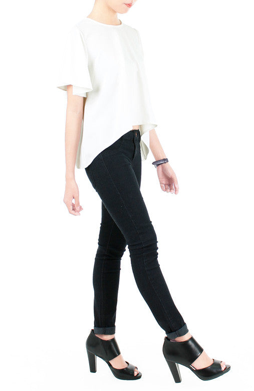 Billowy Bella Blouse - White