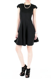 Black Aphrodite Lace Back Dress