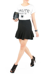 Cloud Nine Trumpet Skirt - Black