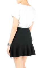 Cloud Nine Trumpet Skirt - Black