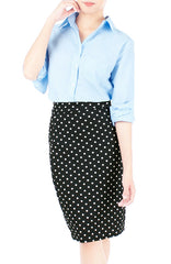 Confident Chic Boyfriend Shirt - Light Denim