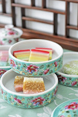 Peranakan Sakura Mei Kebaya with Obi Belt