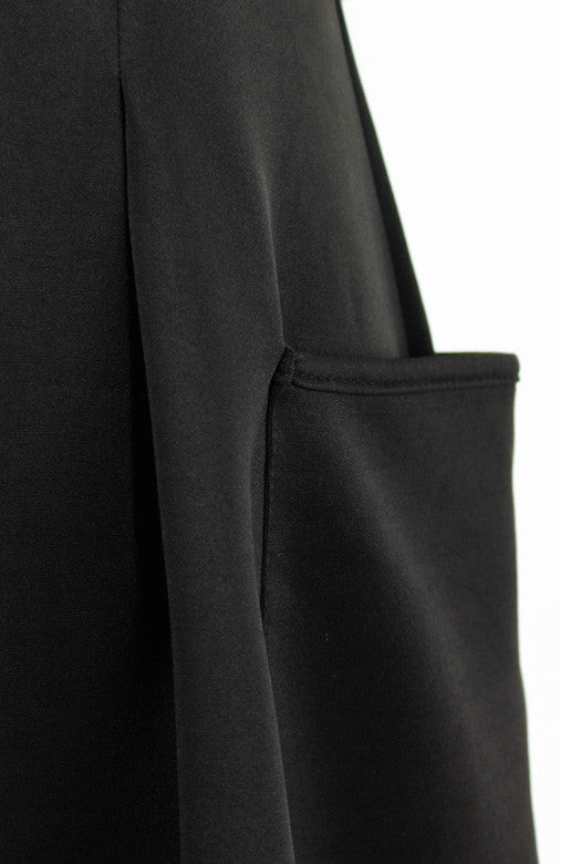 Edge Of The Night Dress With Pockets - Black