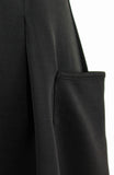 Edge Of The Night Dress With Pockets - Black