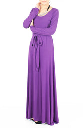 Endless Dream Long Sleeve Maxi Dress - Violet Purple