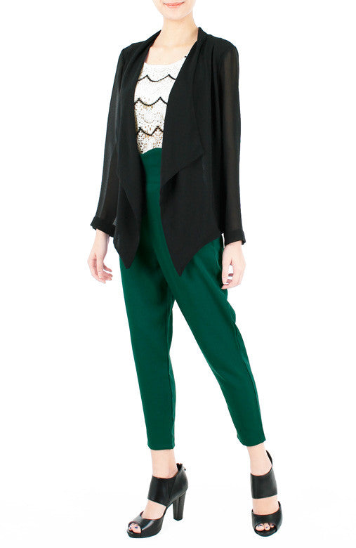 Enveloped In Love Cardi - Black