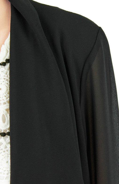 Enveloped In Love Cardi - Black