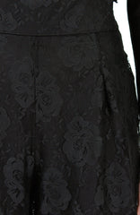 Fall In Love Lace Palazzo Pants - Black