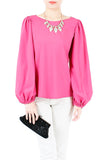 Fiesta Long Sleeve Blouse - Primrose Pink