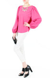 Fiesta Long Sleeve Blouse - Primrose Pink