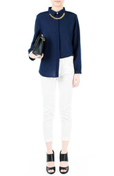 Gentle Sentiment Long Sleeved Shirt - Midnight Blue
