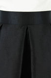 Great Grandeur Satin Skirt - Noir Black