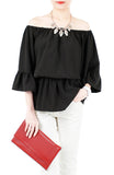 Have We Met? Two-Way Top - Black