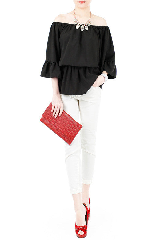 Have We Met? Two-Way Top - Black