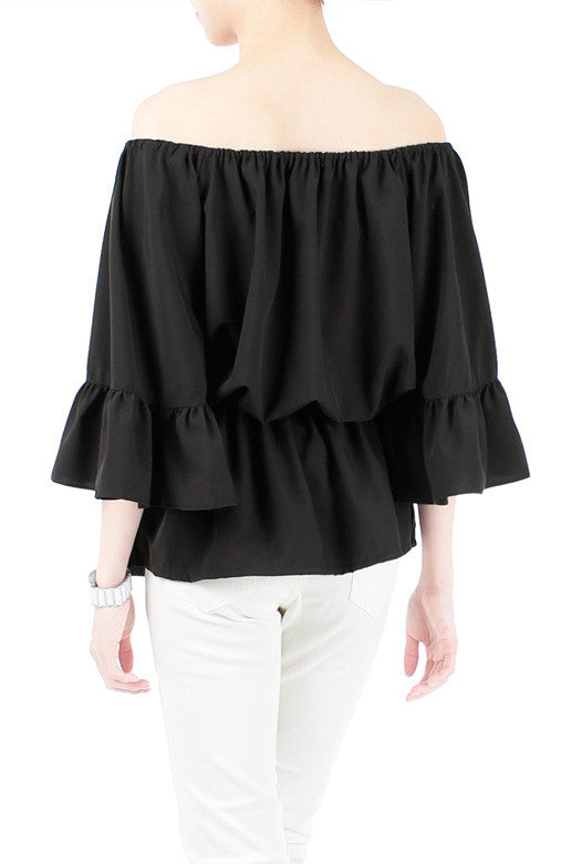 Have We Met? Two-Way Top - Black