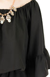 Have We Met? Two-Way Top - Black
