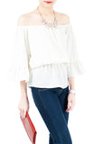 Have We Met? Two-way Top - White