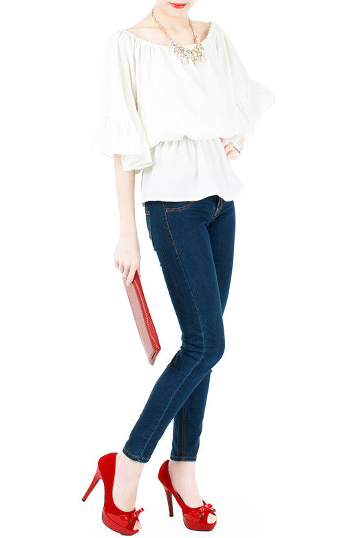 Have We Met? Two-way Top - White
