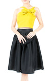 Hello Bow! Crop Top - Yellow