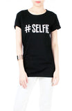 “I Take A Great Selfie” T-Shirt - Black