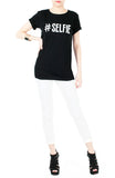 “I Take A Great Selfie” T-Shirt - Black