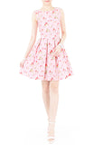 Little Tea Party Flare Dress - Sweet Pink