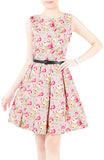 Mauve Aria Rose Flare Dress