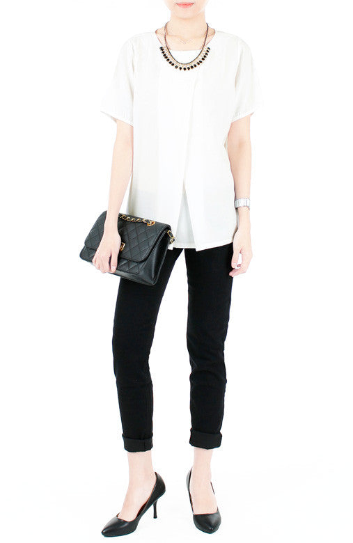 Midday Coffee Break Blouse - White