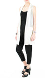 Nine Lives Tuxedo Vest - White
