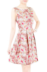 Paisley Posh Power Flare Dress