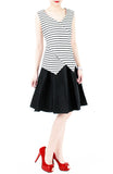Perfect Architect Stripe Blouse - White
