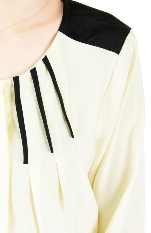 Secret Pianist Long Sleeve Blouse