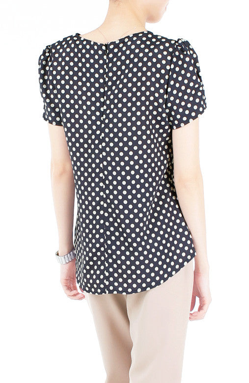 Senior Editor Spotted Blouse