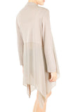 Soft Breeze Long Knit Cardigan - Sand