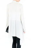 Soft Breeze Long Knit Cardigan - White