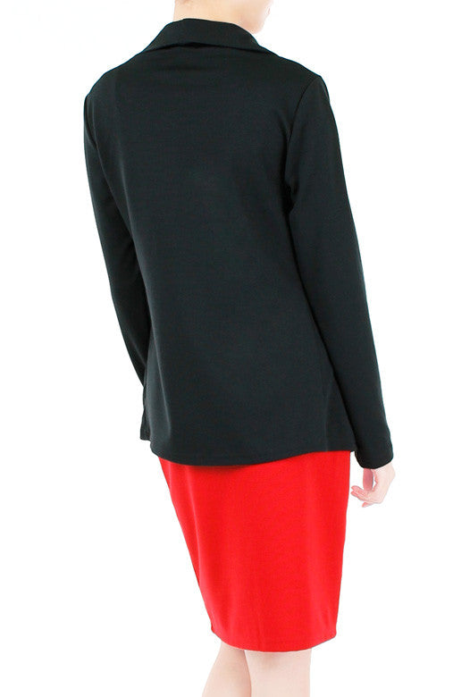 Speed Networking Blazer Cardi - Black