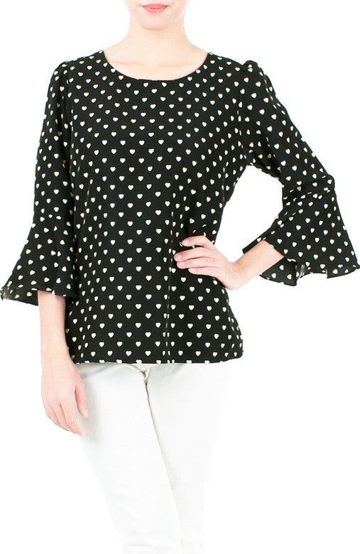 Spread The Happy Blouse - Hearts
