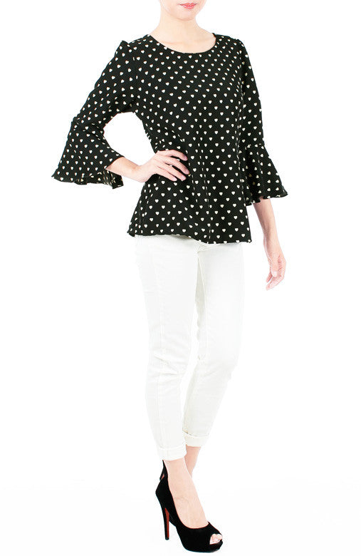 Spread The Happy Blouse - Hearts