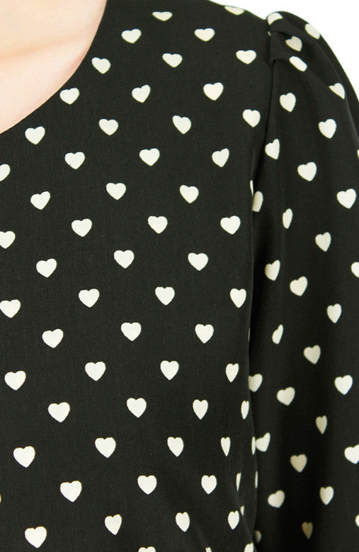 Spread The Happy Blouse - Hearts