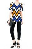 Steal the Show Chevron Blouse