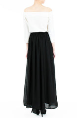Sway Serenity Maxi Skirt - Black