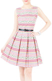 Wanderlust At Heart Flare Dress - Pink