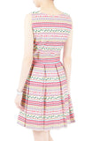 Wanderlust At Heart Flare Dress - Pink