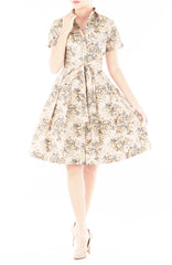 Antique Rosette Anna Shirtdress