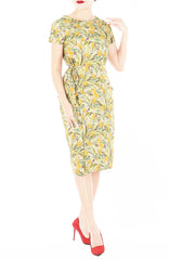 Autumn Hyacinth Elsa Wrap Dress