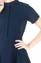 Classic Clara Dress - Midnight Blue